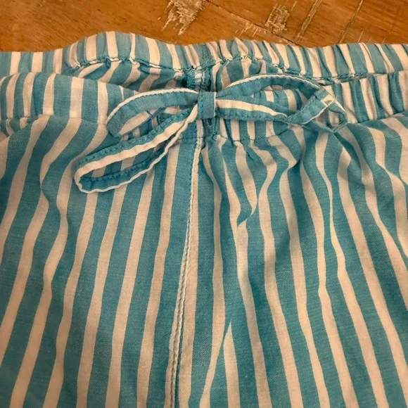 Ralph Lauren Aqua and White Striped Pajama Set - Picture 10 of 15
